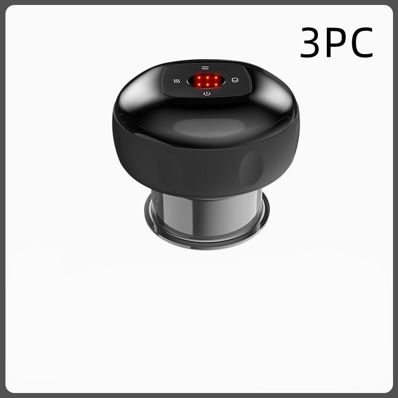 Electric Vacuum Cupping Massage Body Cups Anti-Cellulite Therapy Massager For Body Electric Guasha Scraping Fat Burning Slimming- with FREE expert recovery guide E-book
