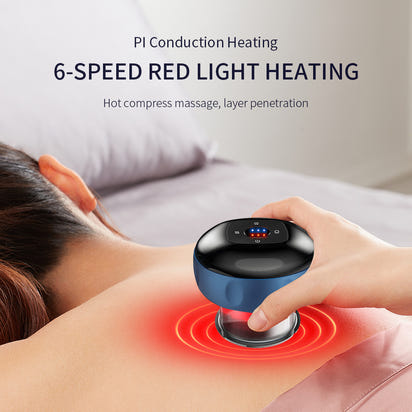 Electric Vacuum Cupping Massage Body Cups Anti-Cellulite Therapy Massager For Body Electric Guasha Scraping Fat Burning Slimming- with FREE expert recovery guide E-book