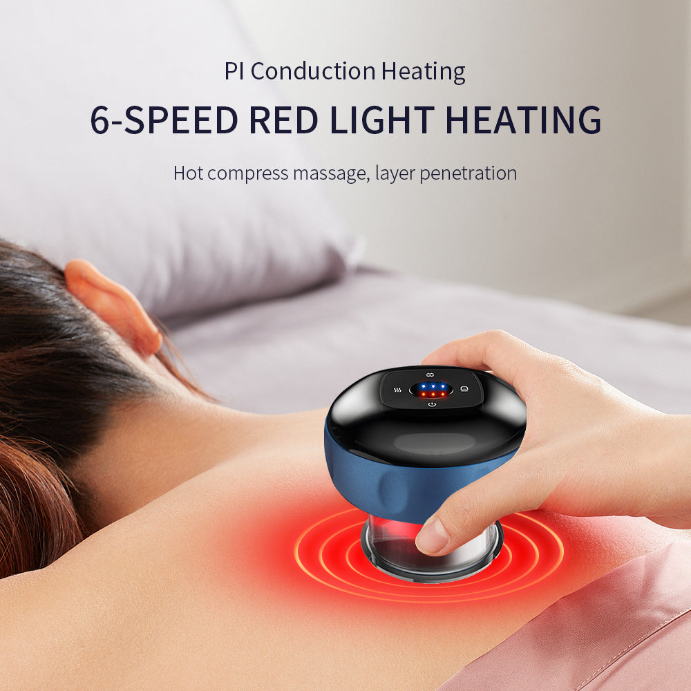 Electric Vacuum Cupping Massage Body Cups Anti-Cellulite Therapy Massager For Body Electric Guasha Scraping Fat Burning Slimming- with FREE expert recovery guide E-book