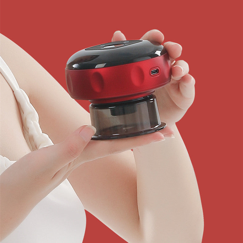 Electric Vacuum Cupping Massage Body Cups Anti-Cellulite Therapy Massager For Body Electric Guasha Scraping Fat Burning Slimming- with FREE expert recovery guide E-book
