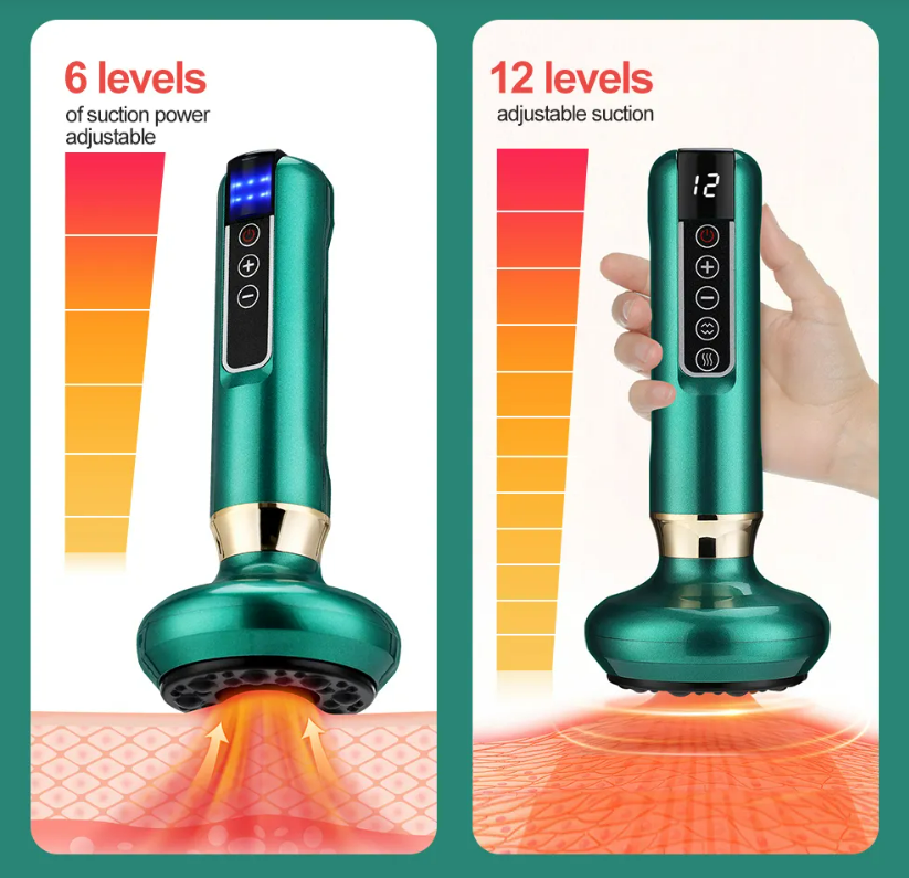 Electric Vacuum Cupping Massager For Body Anti-Cellulite Suction Cup