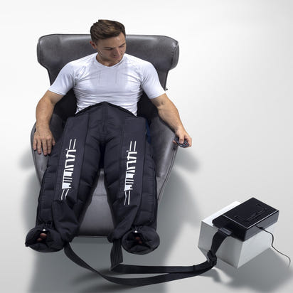 Pulse Leg Recovery System Compression Massager- with FREE expert recovery guide E-book