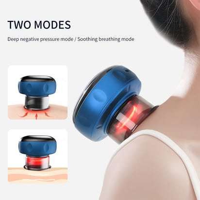 Electric Vacuum Cupping Massage Body Cups Anti-Cellulite Therapy Massager For Body Electric Guasha Scraping Fat Burning Slimming- with FREE expert recovery guide E-book