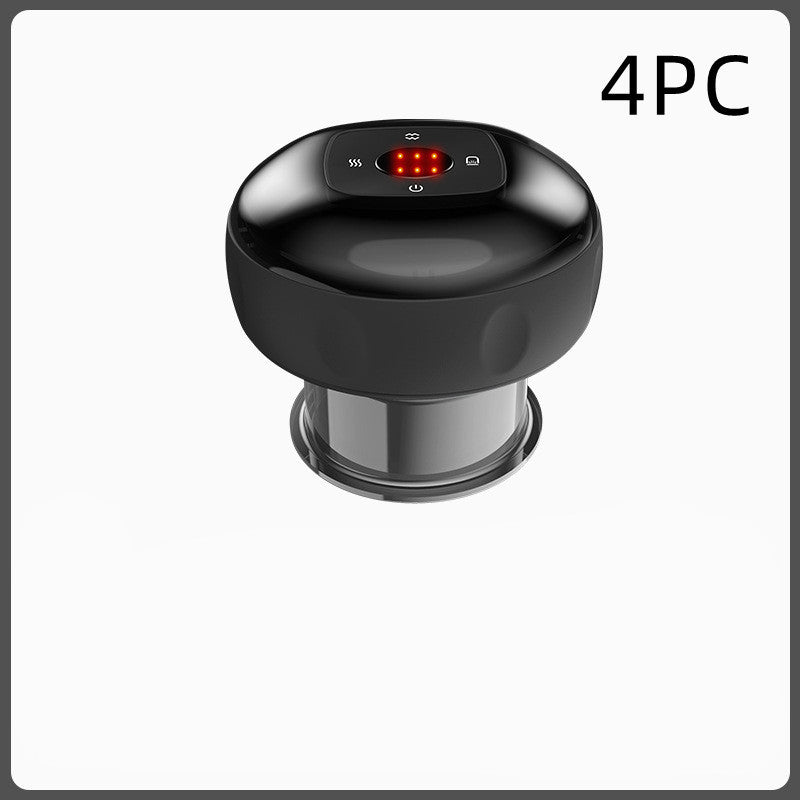 Electric Vacuum Cupping Massage Body Cups Anti-Cellulite Therapy Massager For Body Electric Guasha Scraping Fat Burning Slimming- with FREE expert recovery guide E-book