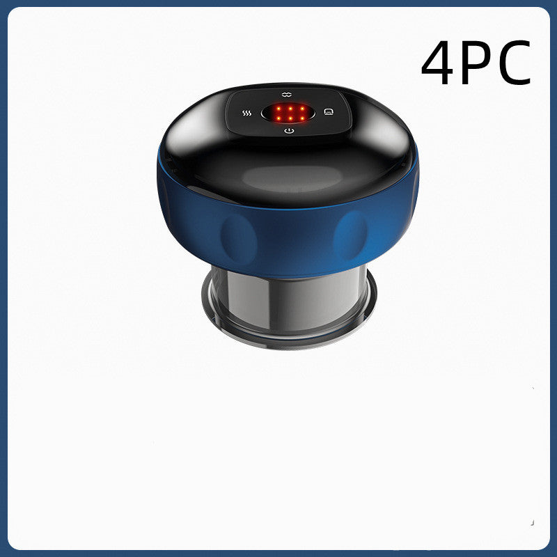 Electric Vacuum Cupping Massage Body Cups Anti-Cellulite Therapy Massager For Body Electric Guasha Scraping Fat Burning Slimming- with FREE expert recovery guide E-book