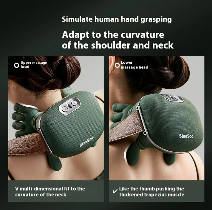 Electric Neck and Shoulder Muscle Massager Simulated Human Hand