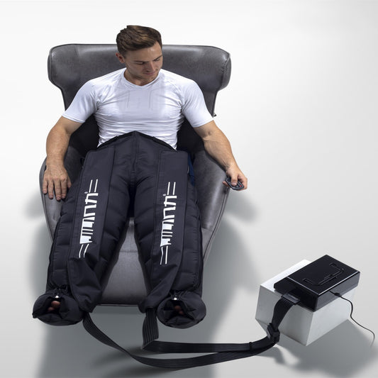 Pulse Leg Recovery System Compression Massager- with FREE expert recovery guide E-book