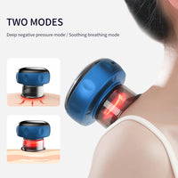 Electric Vacuum Cupping Massage Body Cups Anti-Cellulite Therapy Massager For Body Electric Guasha Scraping Fat Burning Slimming- with FREE expert recovery guide E-book