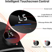 LED Real Red Light Knee Pad Shoulder Pad Red Light Physiotherapy Hot Compress- with FREE expert recovery guide E-book