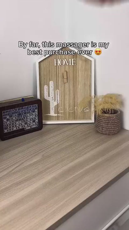 Electric Neck and Shoulder Muscle Massager Simulated Human Hand